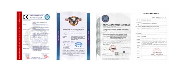 Breathable Wrist Brace Certificate Breathable Wrist Brace Certificate
