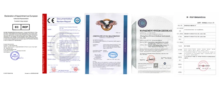 Post OP Knee Brace Certificate
